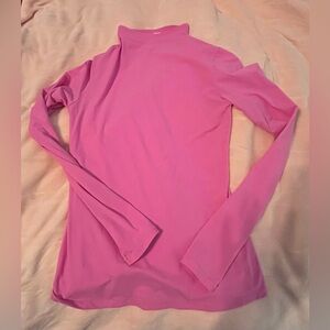 SKIMS Vibrant Pink Fits everybody Pink mock neck